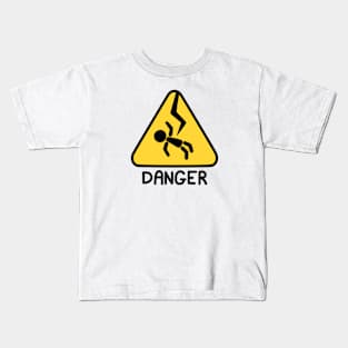 DANGER - (Electrocuted Person) Kids T-Shirt